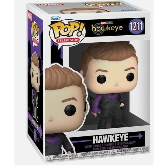 5 for $25| Funko POP! Marvel Studios Hawkeye Clint Barton #1211 Vinyl Figure - Picture 1 of 6